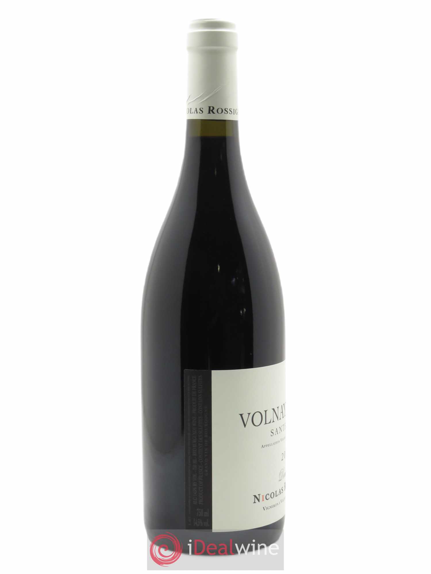 Volnay 1er Cru Santenots Nicolas Rossignol  2018 - Lot de 1 Bouteille