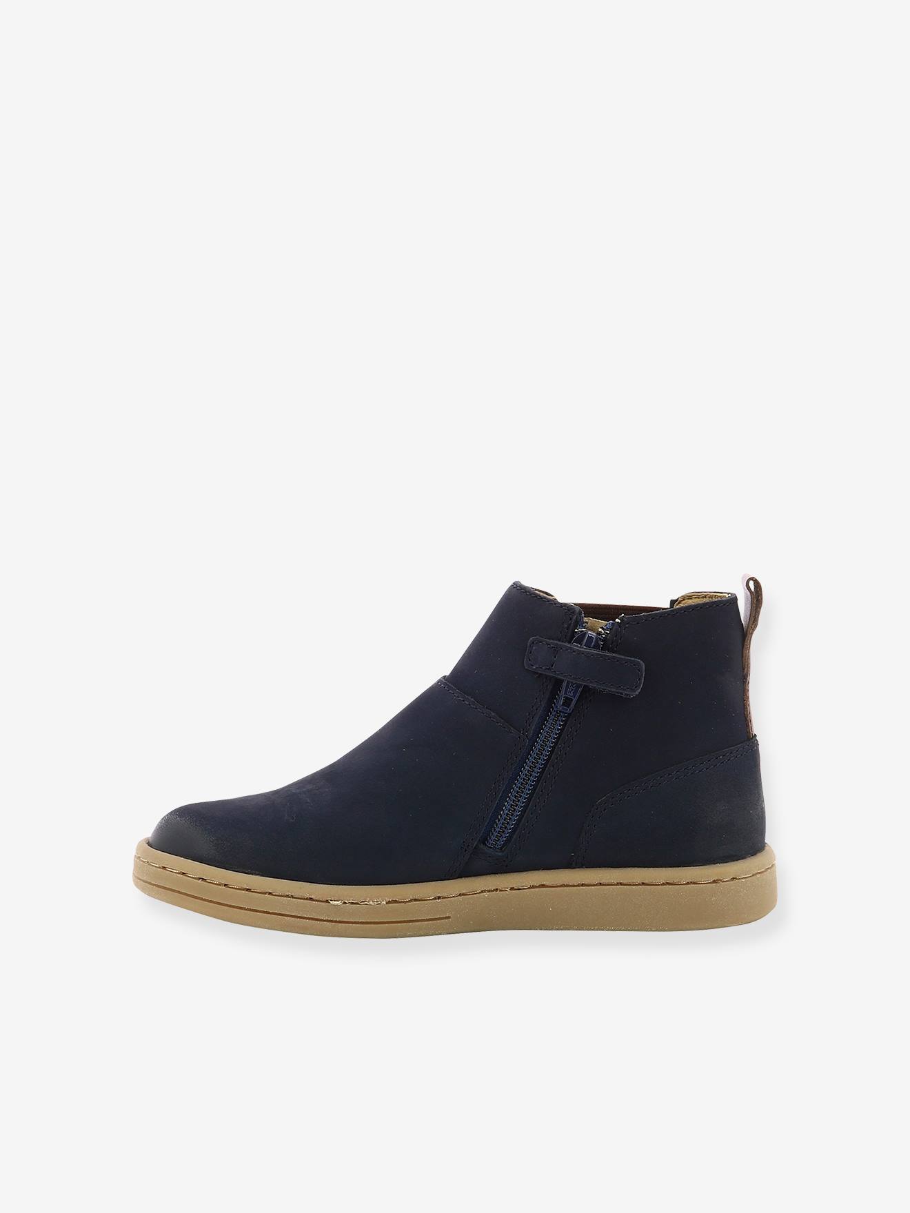 Boots cuir enfant Tackbo KICKERS® marine