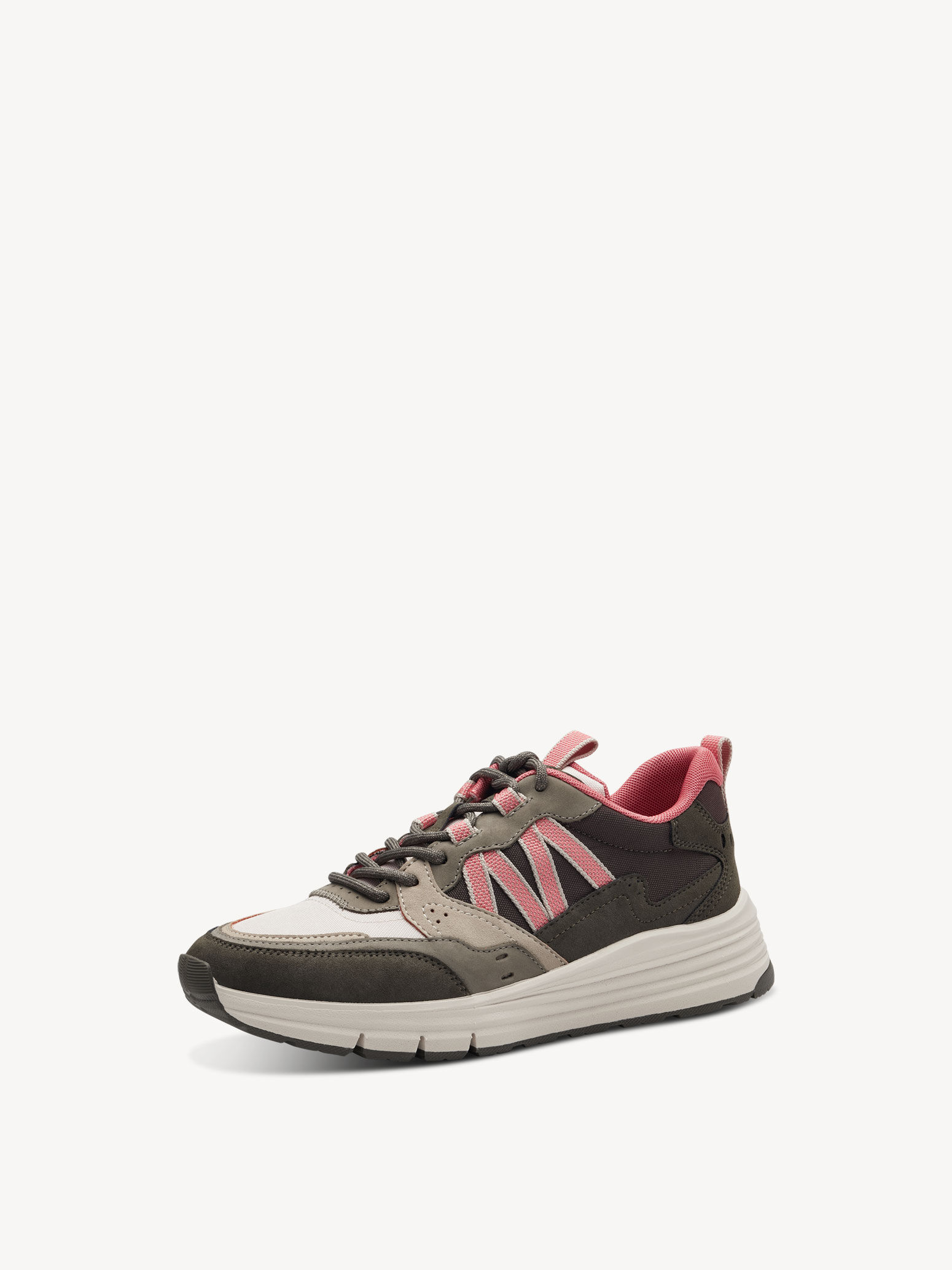Basket en cuir - vert