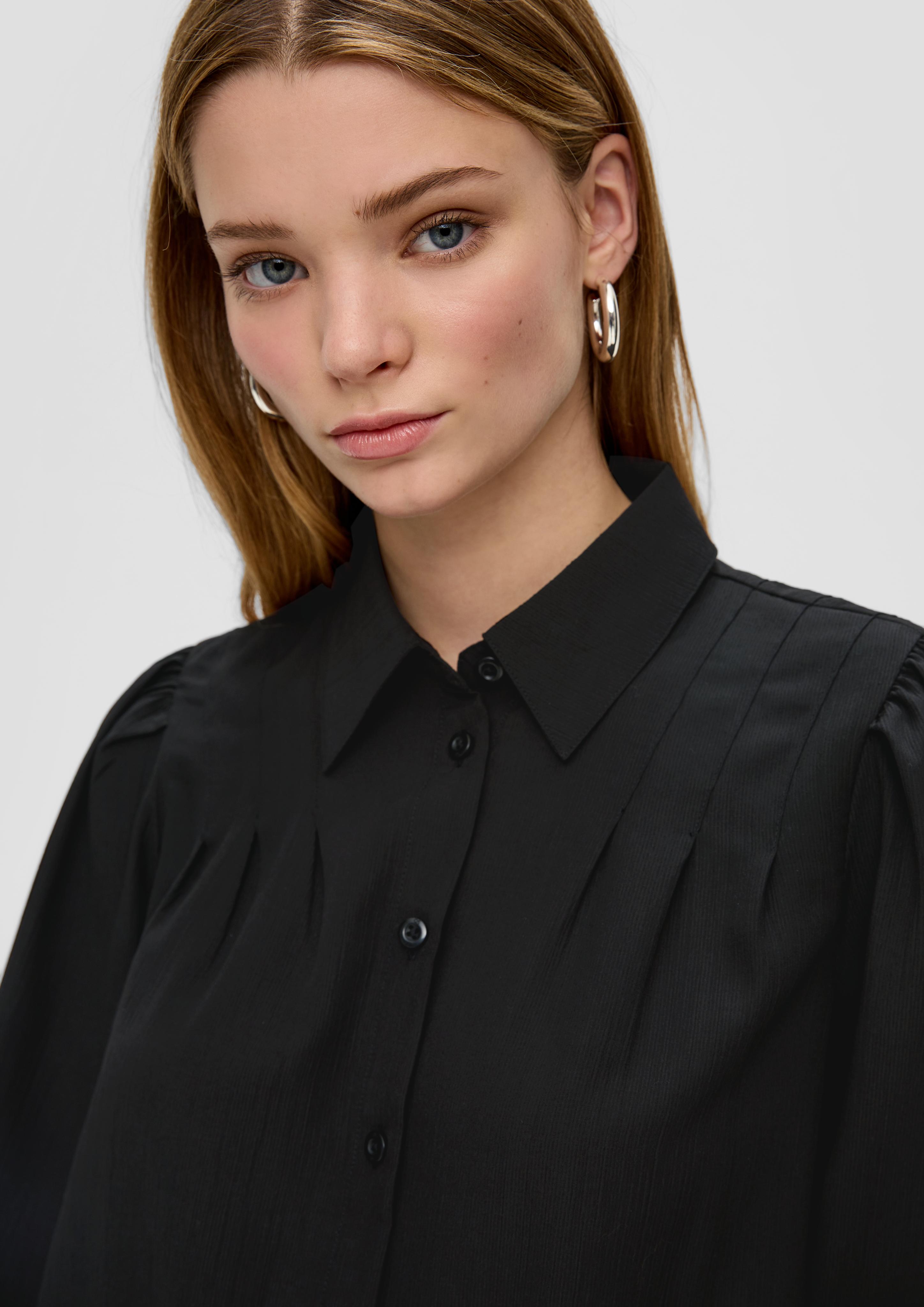 Bluse mit Raffung  2137458-9999