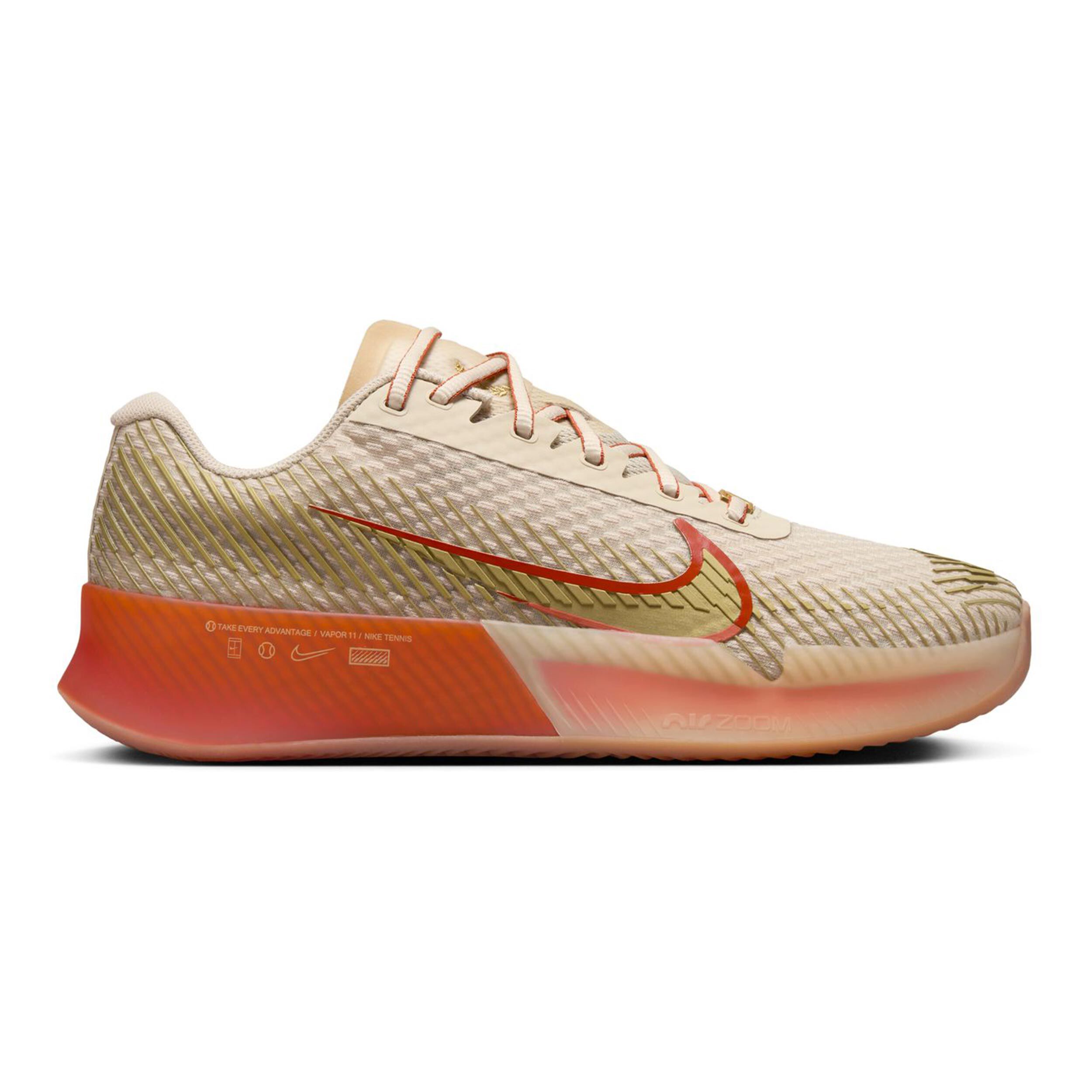 Air Zoom Vapor 11 PRM Sandplatzschuh Damen - Beige, Rost