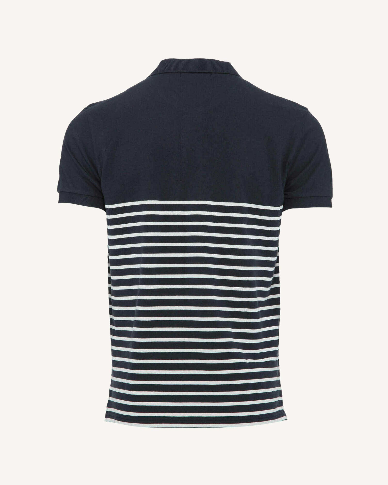 Polo manches courtes Marinière marine Cherbourg