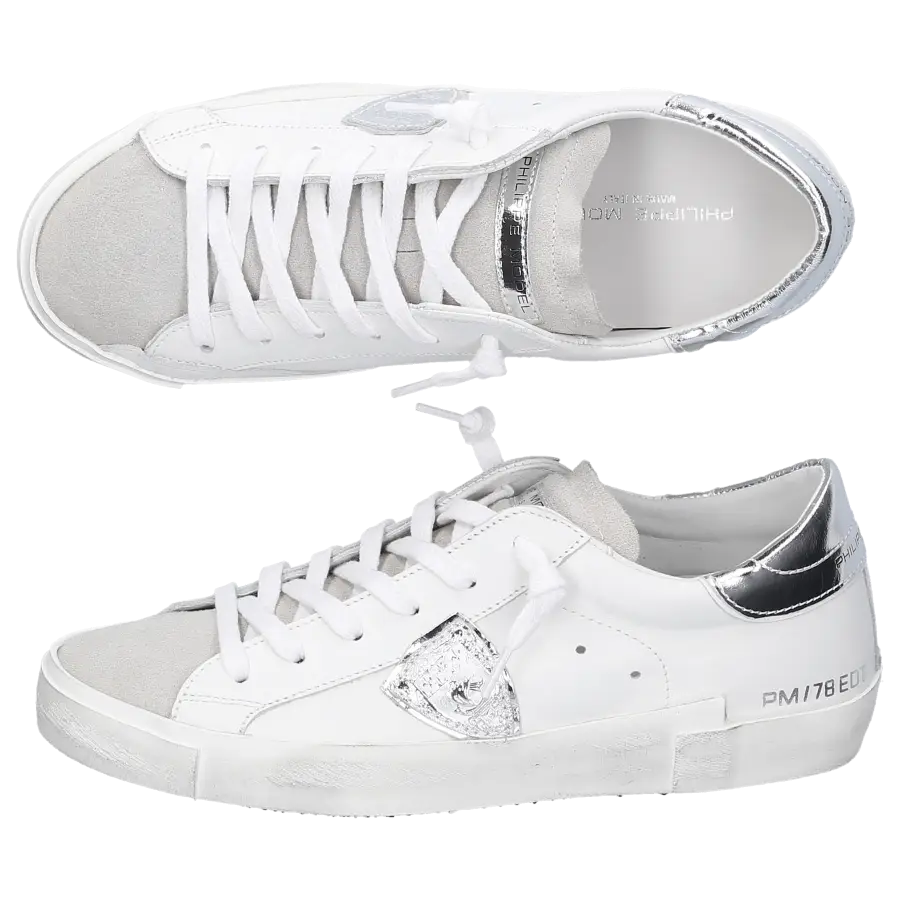 Philippe Model - Sneaker low PRLD Kalbsleder - weiß
