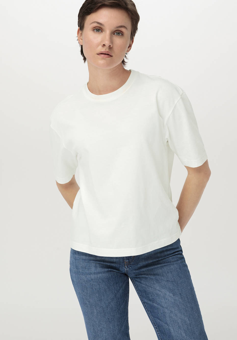 Kurzarm-Shirt aus reiner Bio-Baumwolle