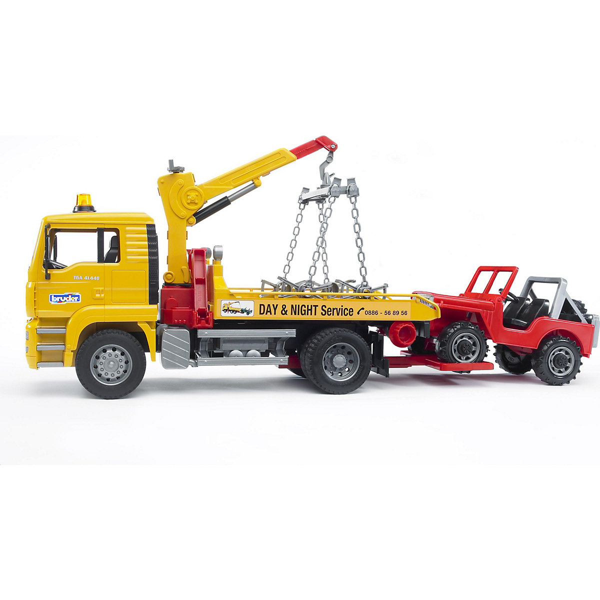 BRUDER 02750 MAN TGA Abschleppwagen