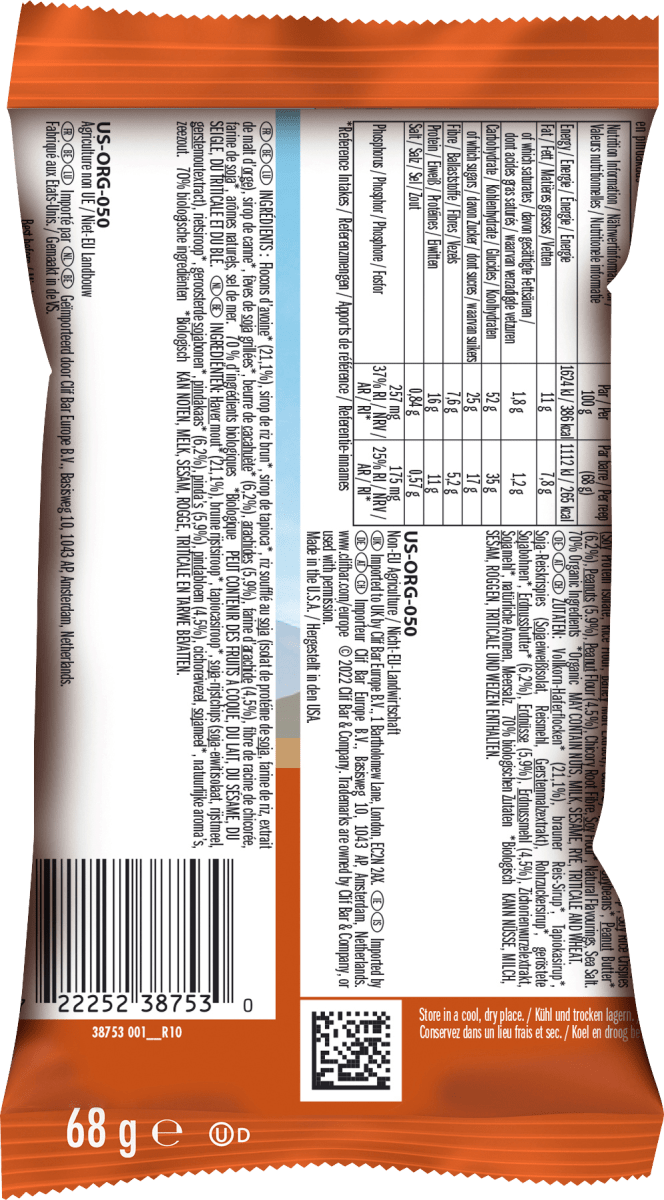 Energieriegel, Crunchy Peanut Butter, 68 g
