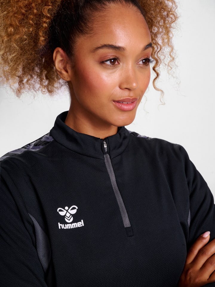 Hummel Hummel Halbreißverschluss Sweatshirt Hmlauthentic Damen in BLACK günstig kaufen