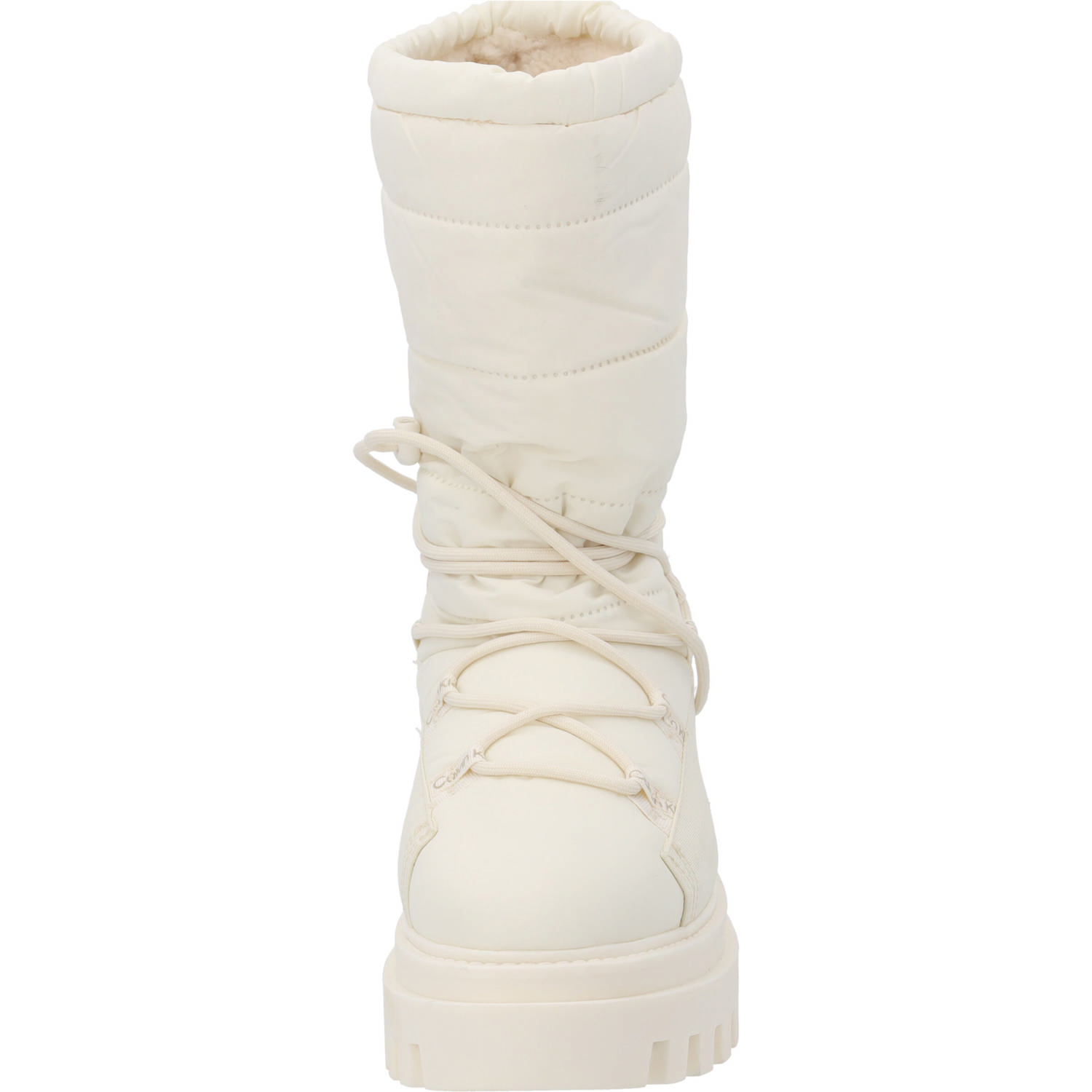 Calvin Klein YW0YW01146, Winterstiefel, Damen, Weiß (Creamy White)