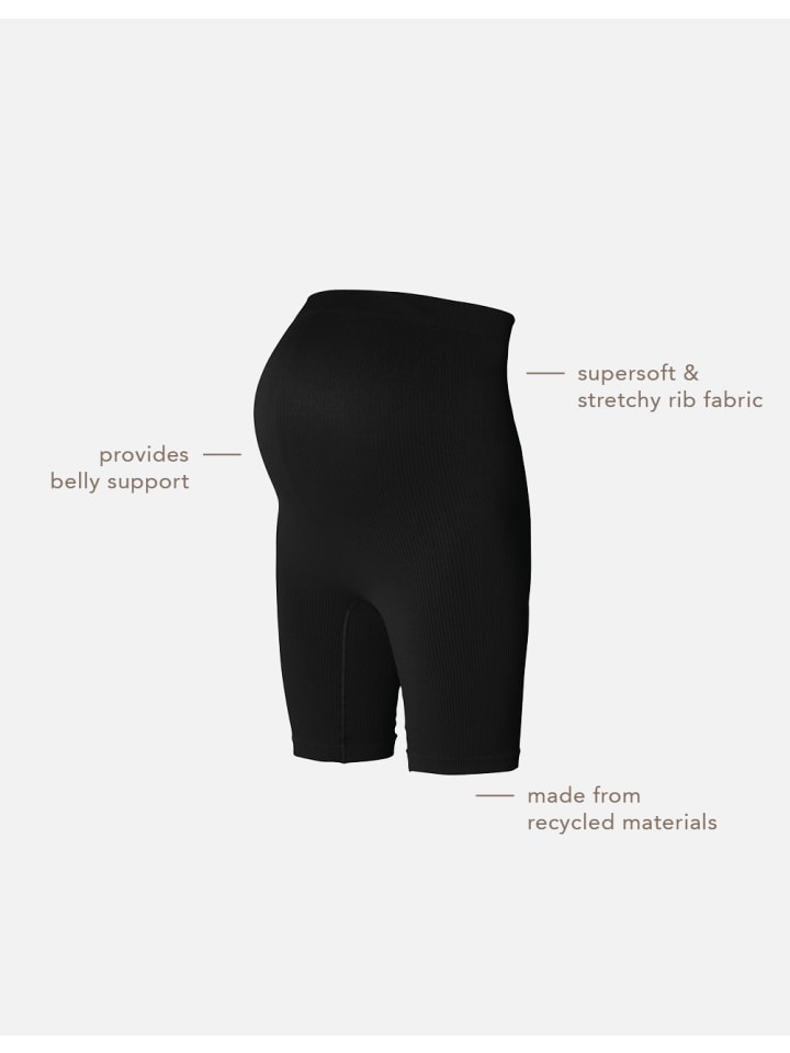 Noppies Umstandsshorts Biker Shorts Nais in Black günstig kaufen
