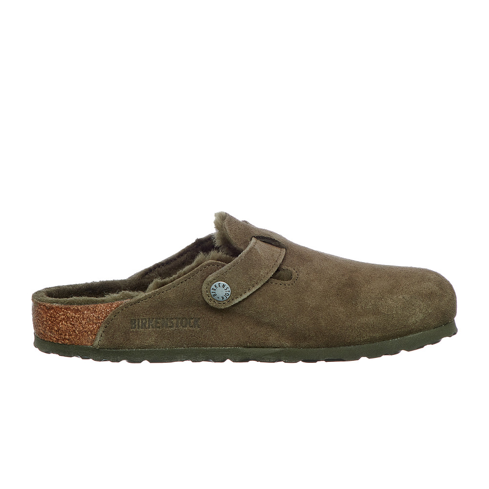 Birkenstock Boston FUR 1025686 / grün