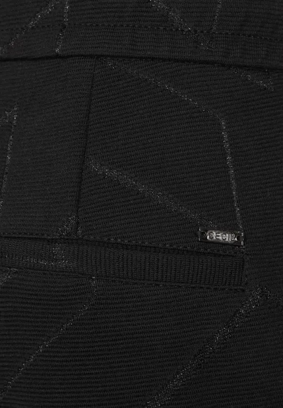 CECIL Loose Fit Jacquard Culotte