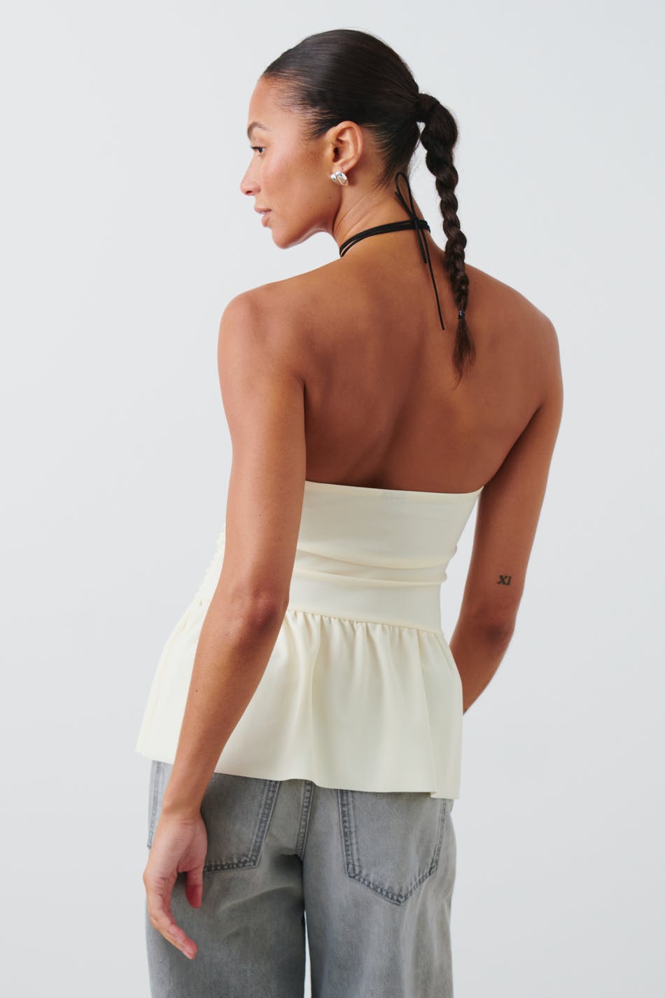 Tube peplum top