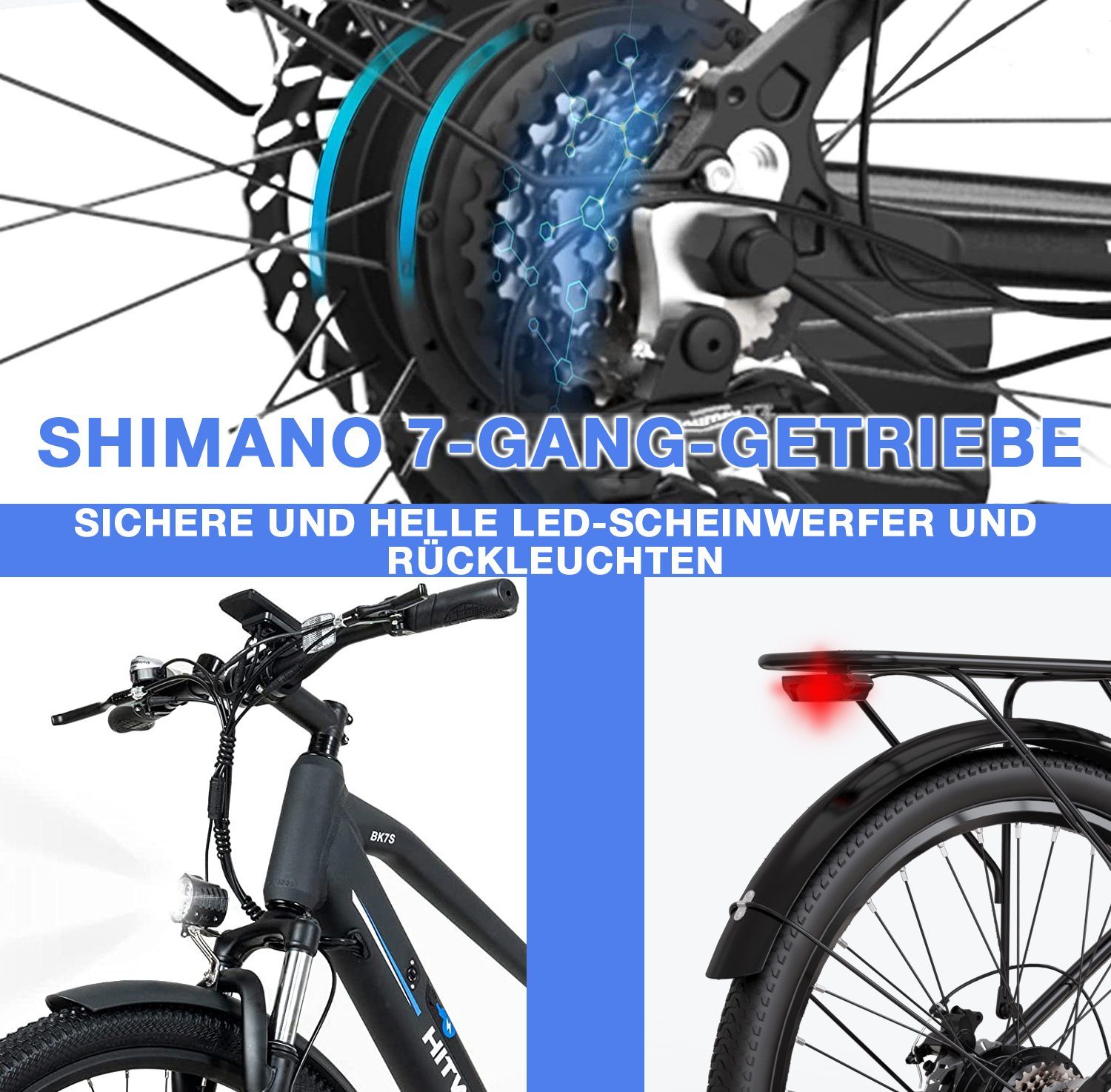 HITWAY E-Bike, 26