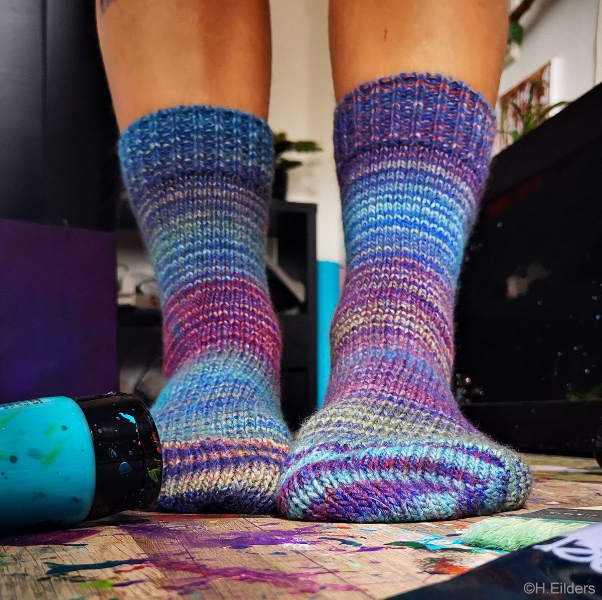 alpengoa Umschlagsocken Stricksocken