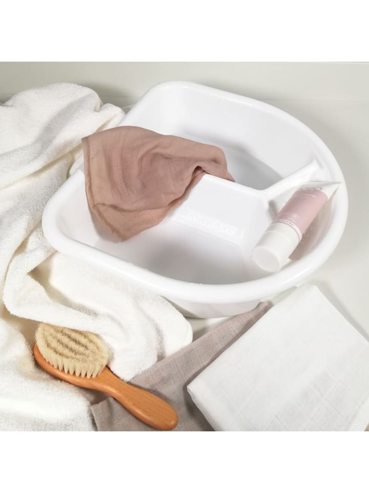 Makian Mull-Waschhandschuh 6er Pack 15 x 20 cm - Graphit / in beige,grau günstig kaufen onesize