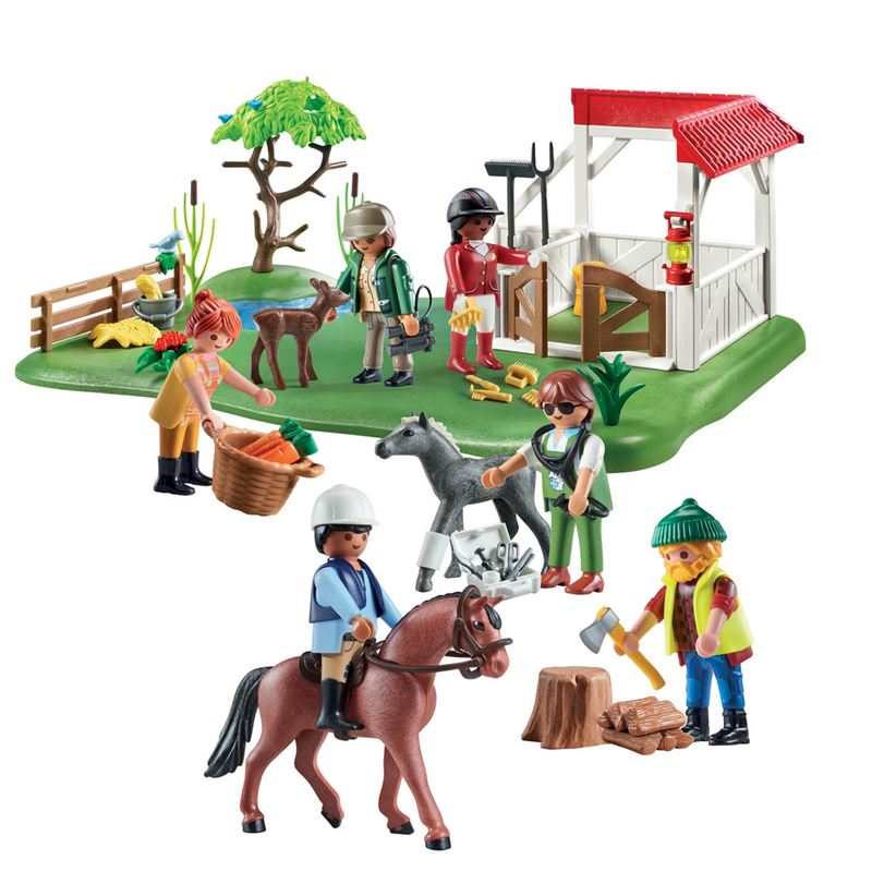 70978 My Figures: Ranch équestre Playmobil