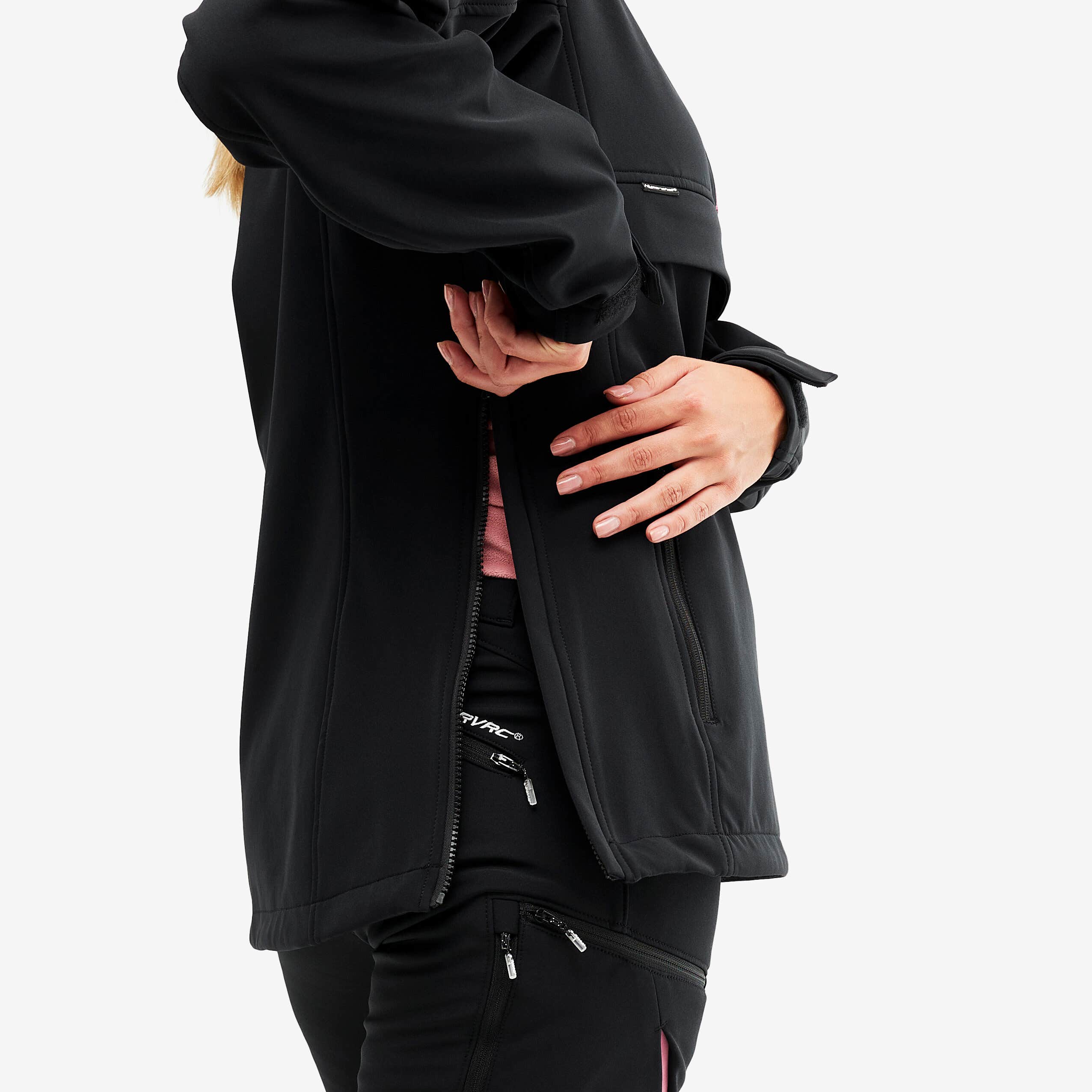 Hiball Anorak Femme Black/Pink
