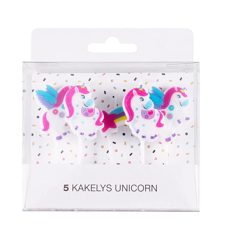 Giform Kakelys 5 stk Unicorn