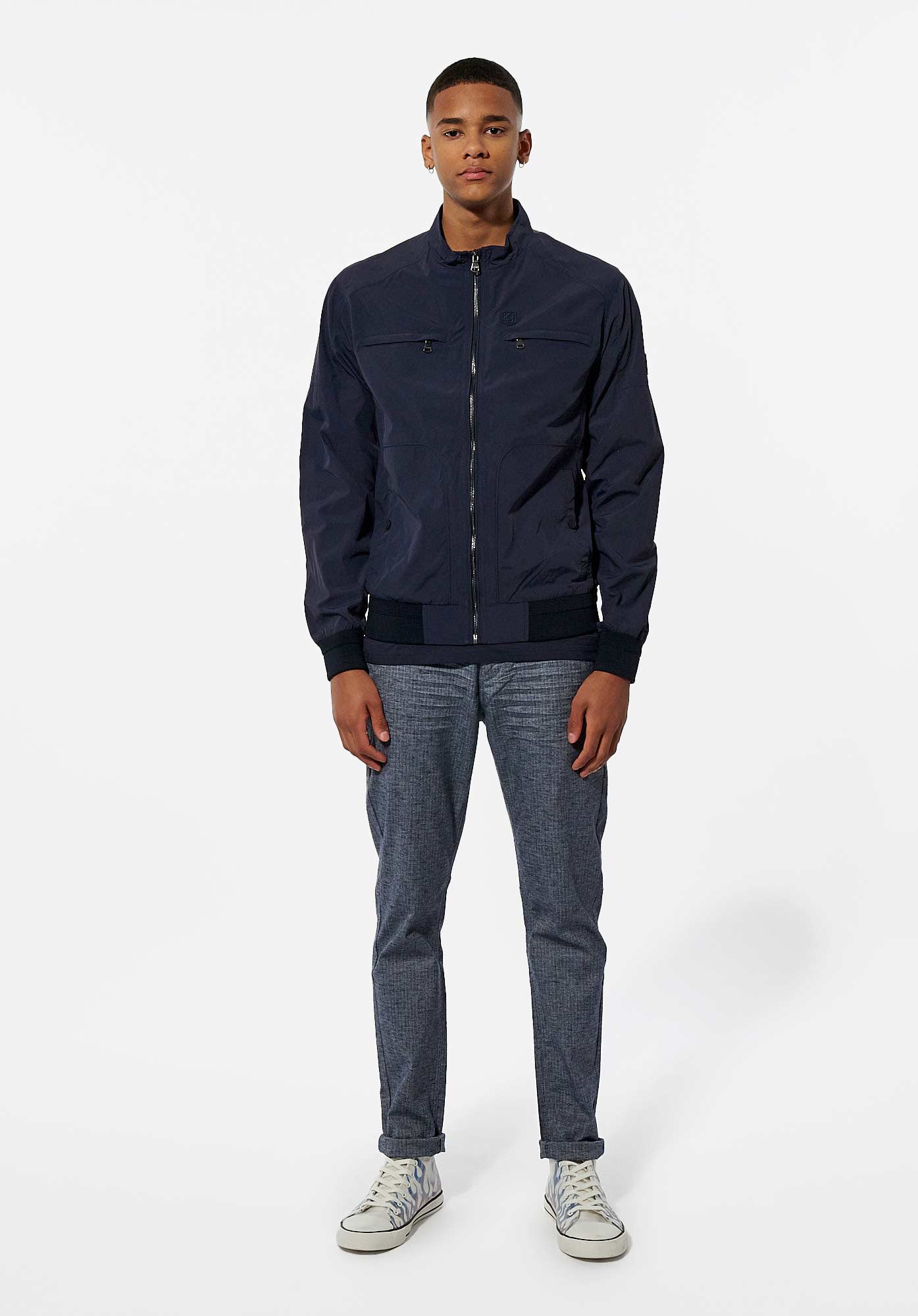 NOVIS  Veste légère bleue Homme