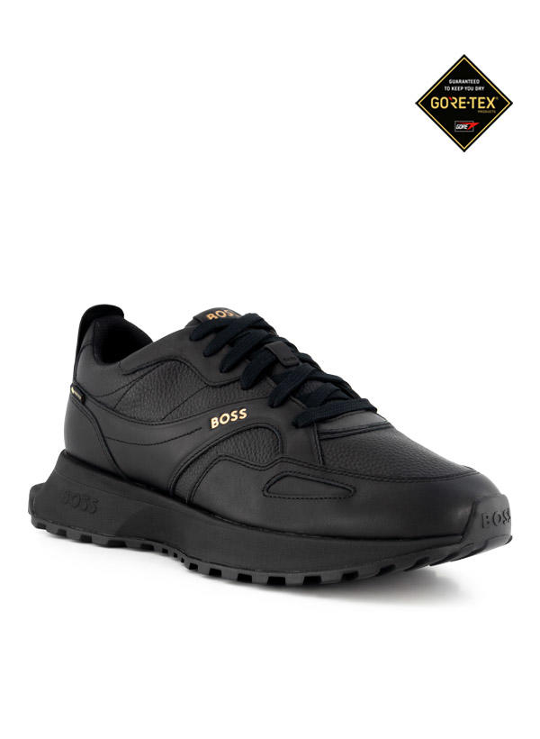BOSS Black, Sneaker Jonah, Leder GORE-TEX®, schwarz