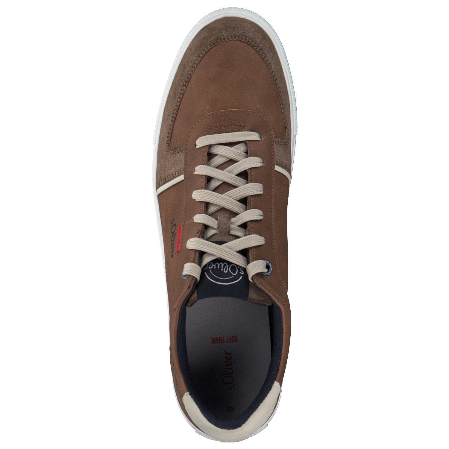 s. Oliver 13621, Sportliche Halbschuhe, Herren, cognac