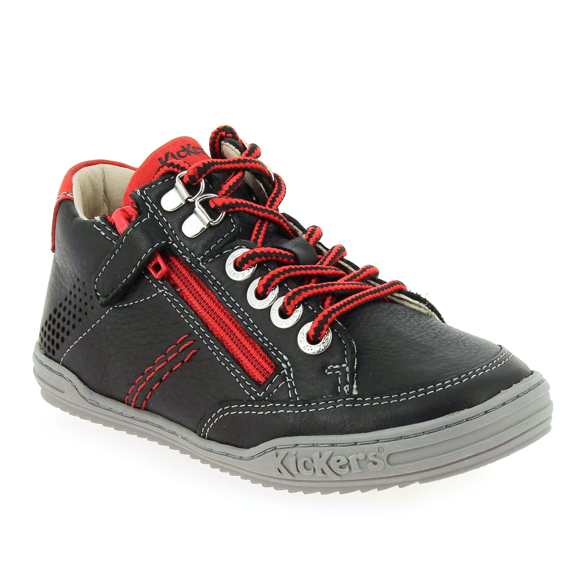 Kickers  JOULA - Noir Rouge