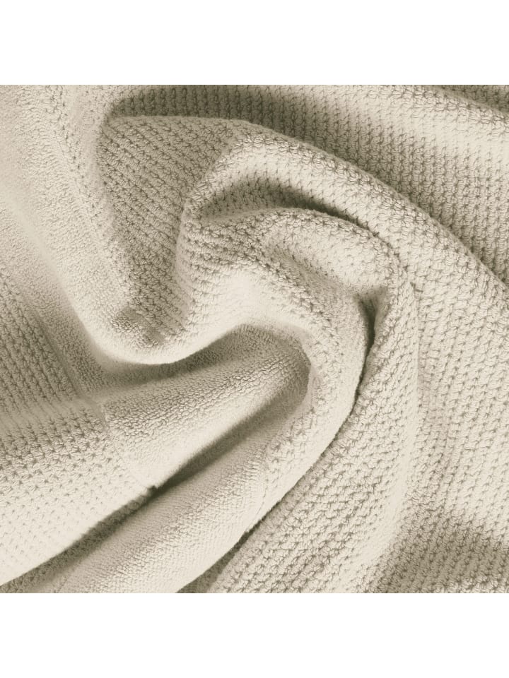 Schiesser 2er-Set: Duschtücher Turin in Helltaupe günstig kaufen 70 x 140 cm