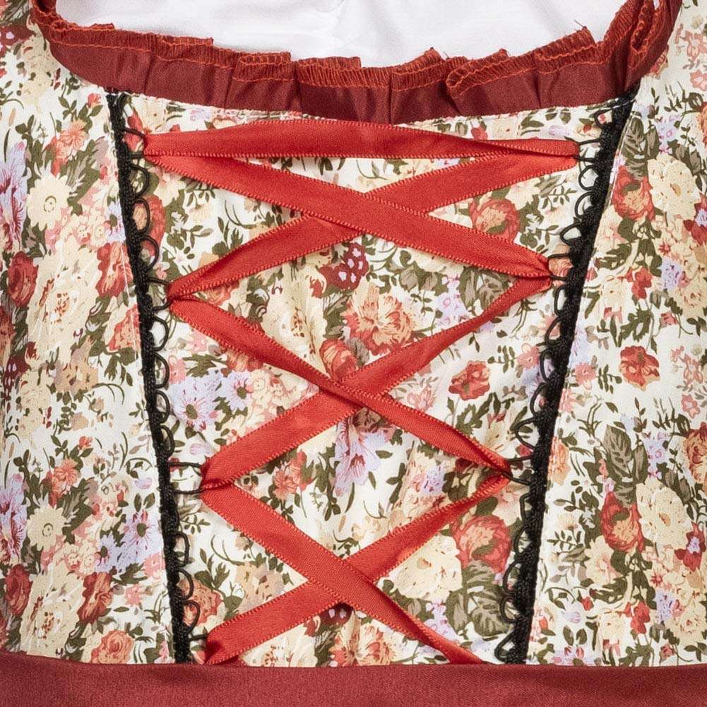 Dirndl Damen Oktoberfest-Kostüm MIESEPETER® weinrot