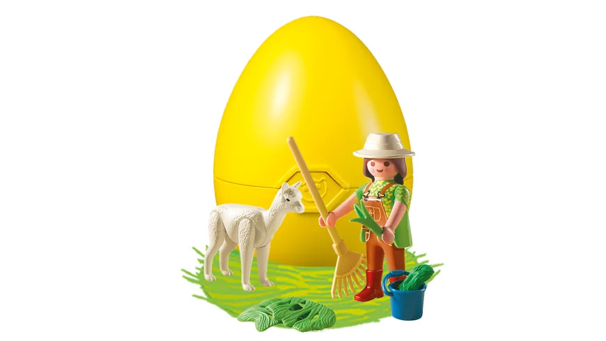 PLAYMOBIL 4944 - Ostern - Tierpflegerin mit Alapaka