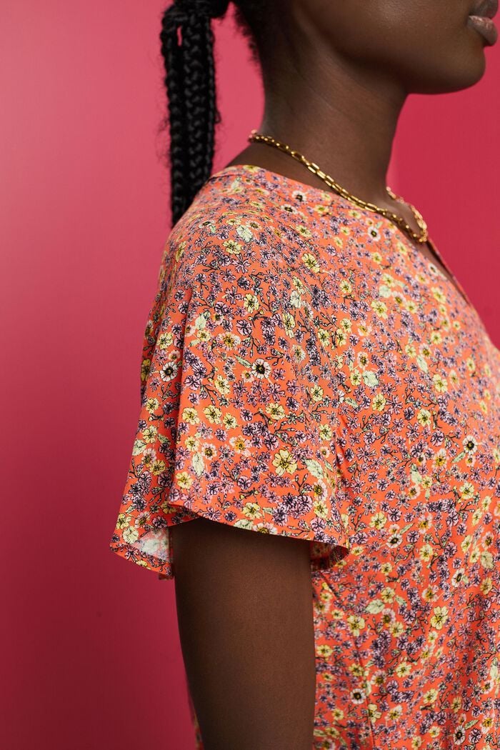 Bluse mit Muster, LENZING™ ECOVERO™