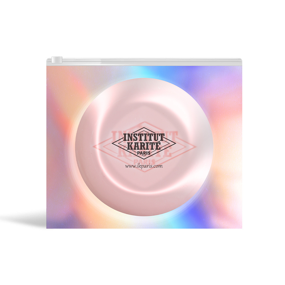 Institut Karité Paris Savon Macaron Rose 27g avec pochette hologramme Savon