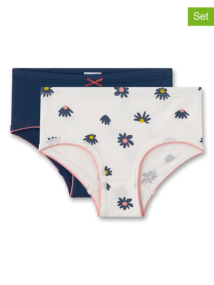 Sanetta 2er-Set: Slips in Weiß/ Dunkelblau günstig kaufen