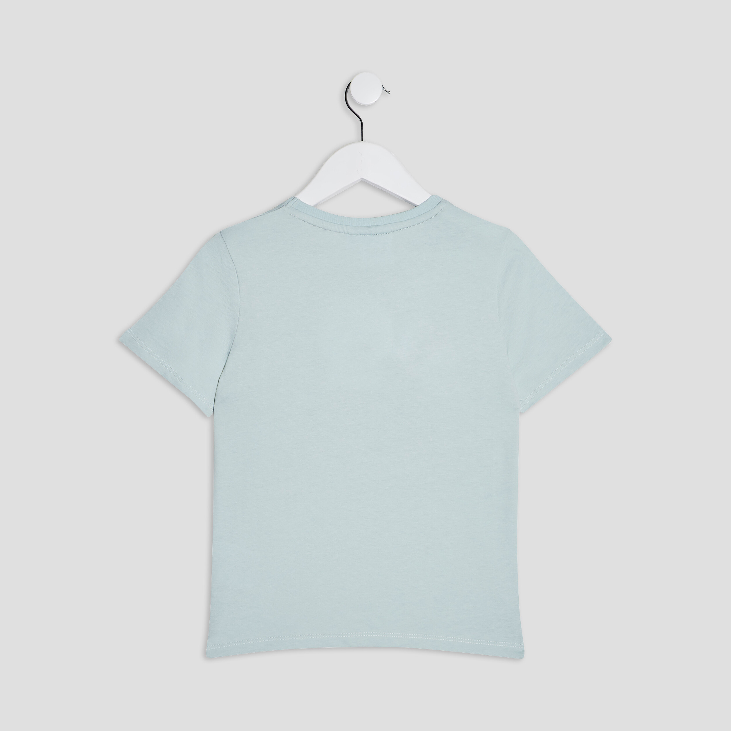 T-shirt manches courtes NASA bleu gris garçon | La Halle