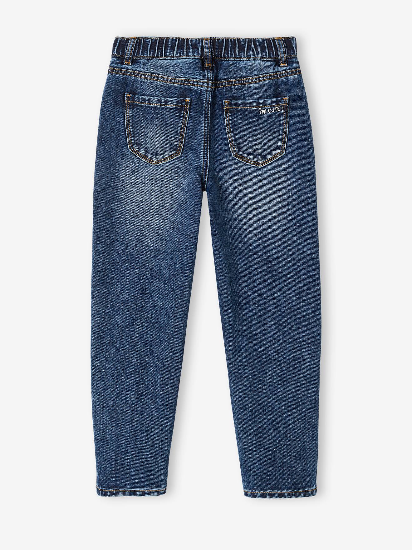 Jean Mom fit MorphologiK fille tour de hanches MEDIUM bleu jean