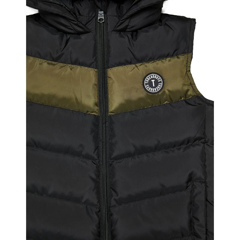 Threadboys THB Jacket Colour Block Gilet Doota Steppweste Jungen