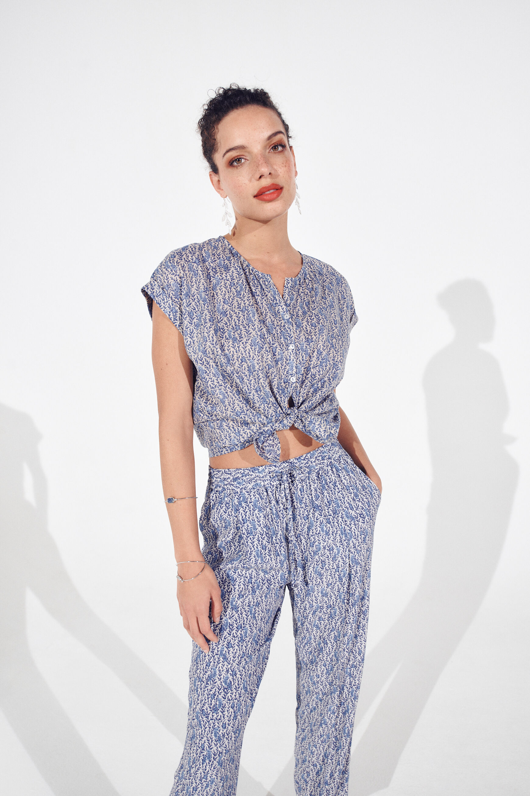 pantalon esteban denim stone femme