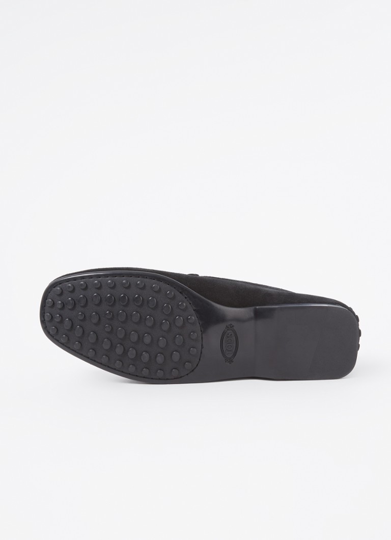 Tods Mocassino Gomma loafer i kalve semsket skinn
