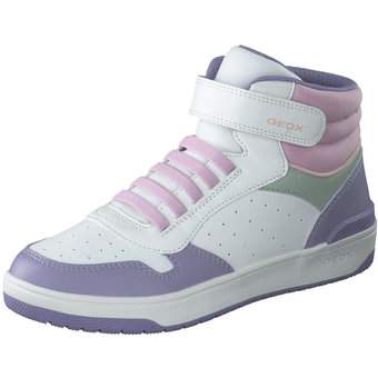 Geox J Washiba Girl Sneaker High in weiß