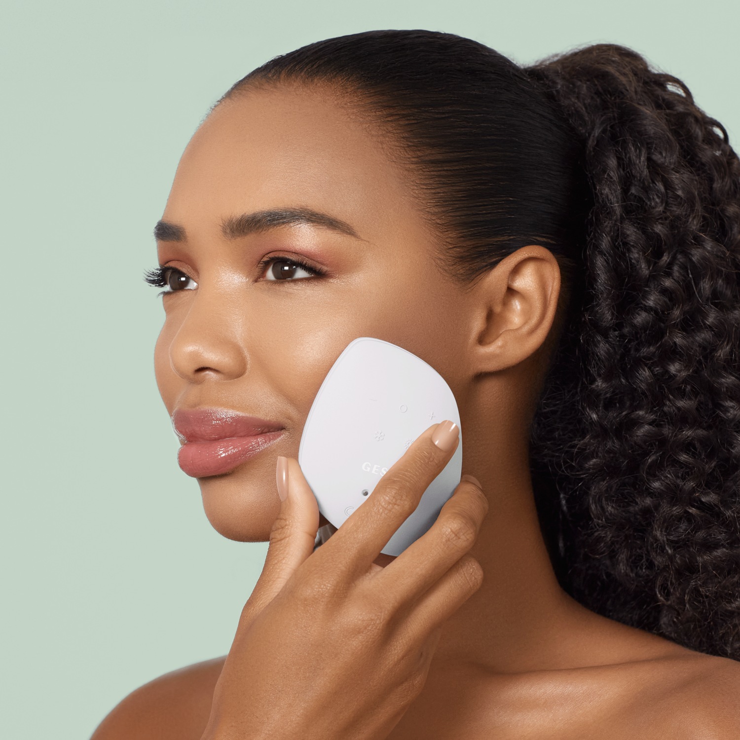 Geske Smart App Guided Mascarilla Sónica Cálido Y Fresco 9 En 1 #rosa