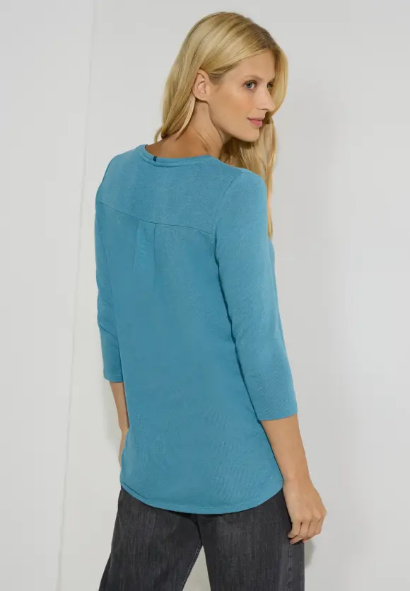 CECIL Langes Shirt in Unifarbe