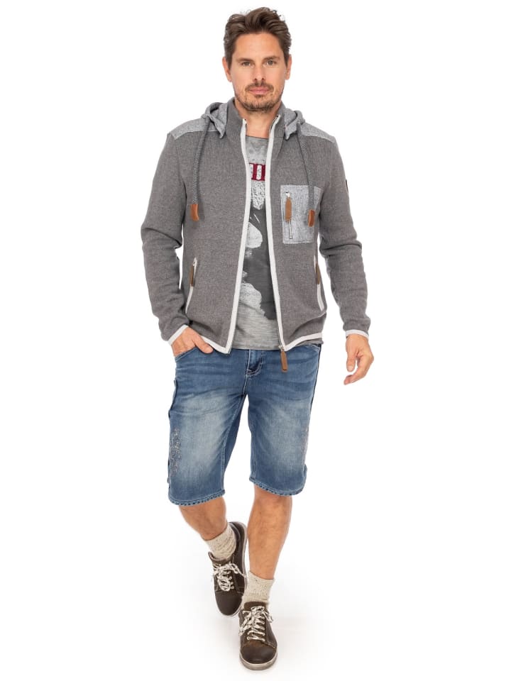 Almgwand Strickjacke GIPFELALM in anthrazit günstig kaufen