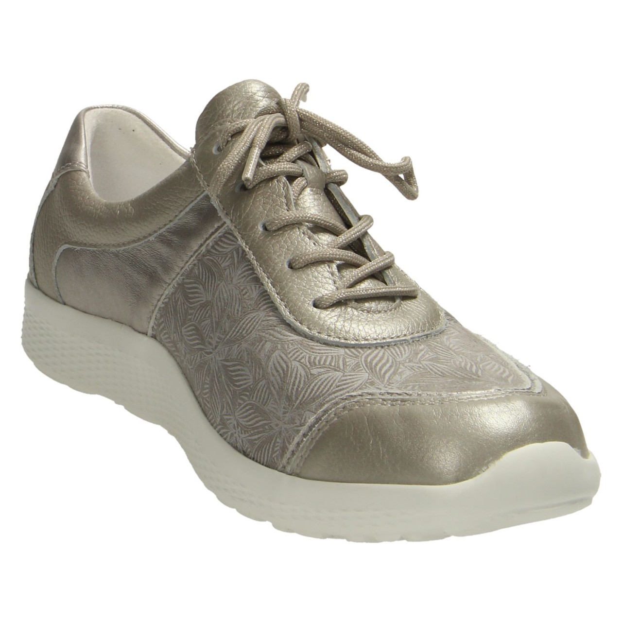 WALDLÄUFER Komfort Schnürer taupe 872M01