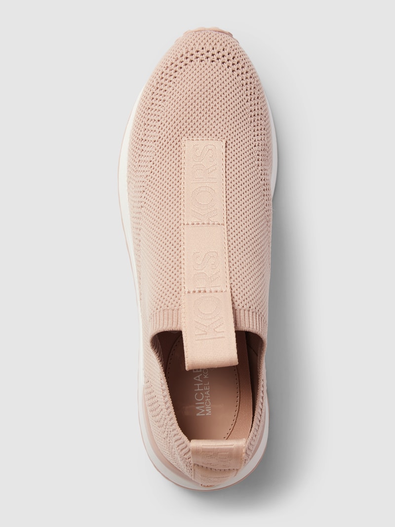 Sock-Sneaker mit Label-Details Modell 'BODIE' in hellrosa