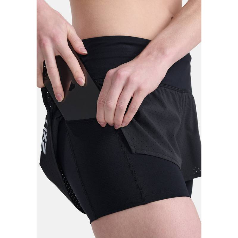 2XU Aero 2-in-1 Funktionsshorts Damen