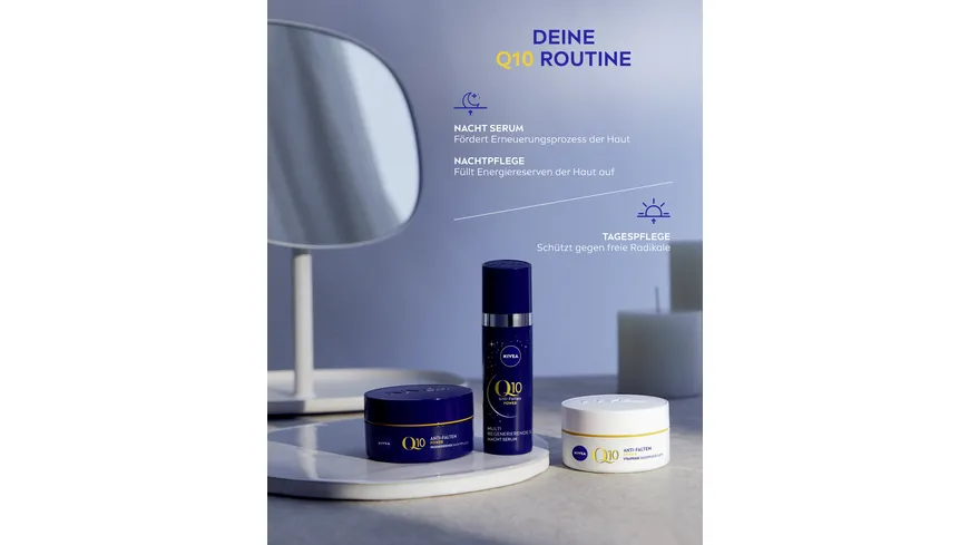 NIVEA Q10 Anti-Falten Power Straffende Tagespflege LSF30 50 ml