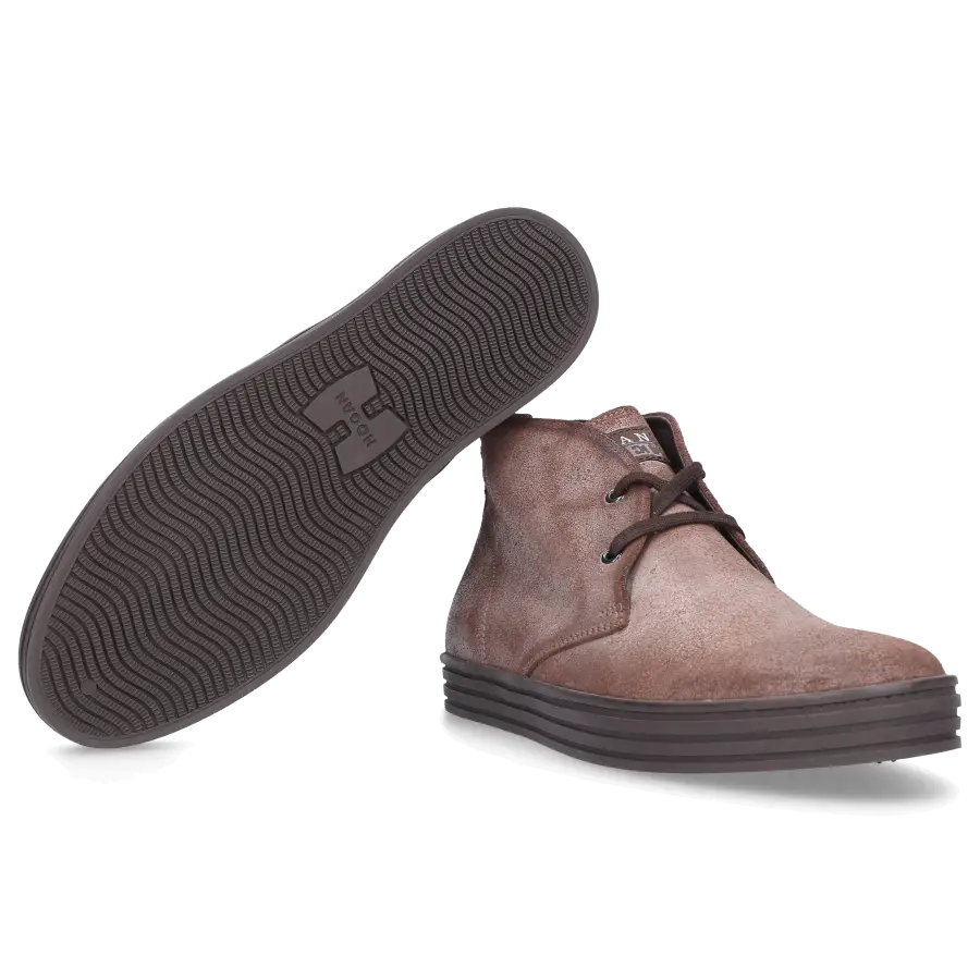 Hogan - Schnürboots Kalbsleder - braun
