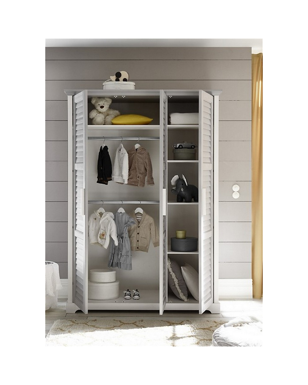 Kleiderschrank Alma 142 x 200 x 56  cm