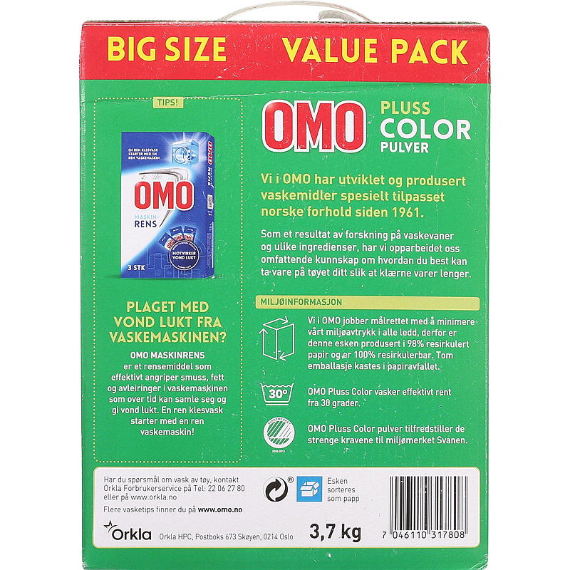 Omo Omo Pluss Color 3,7 kg