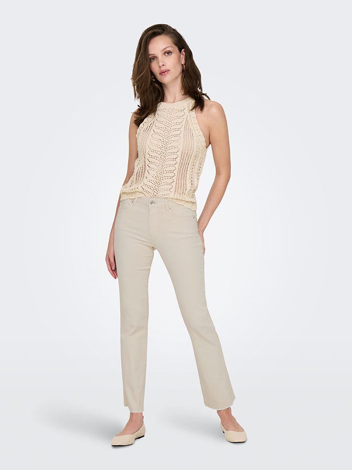 ONLY Jeans - Flared fit - in Beige günstig kaufen