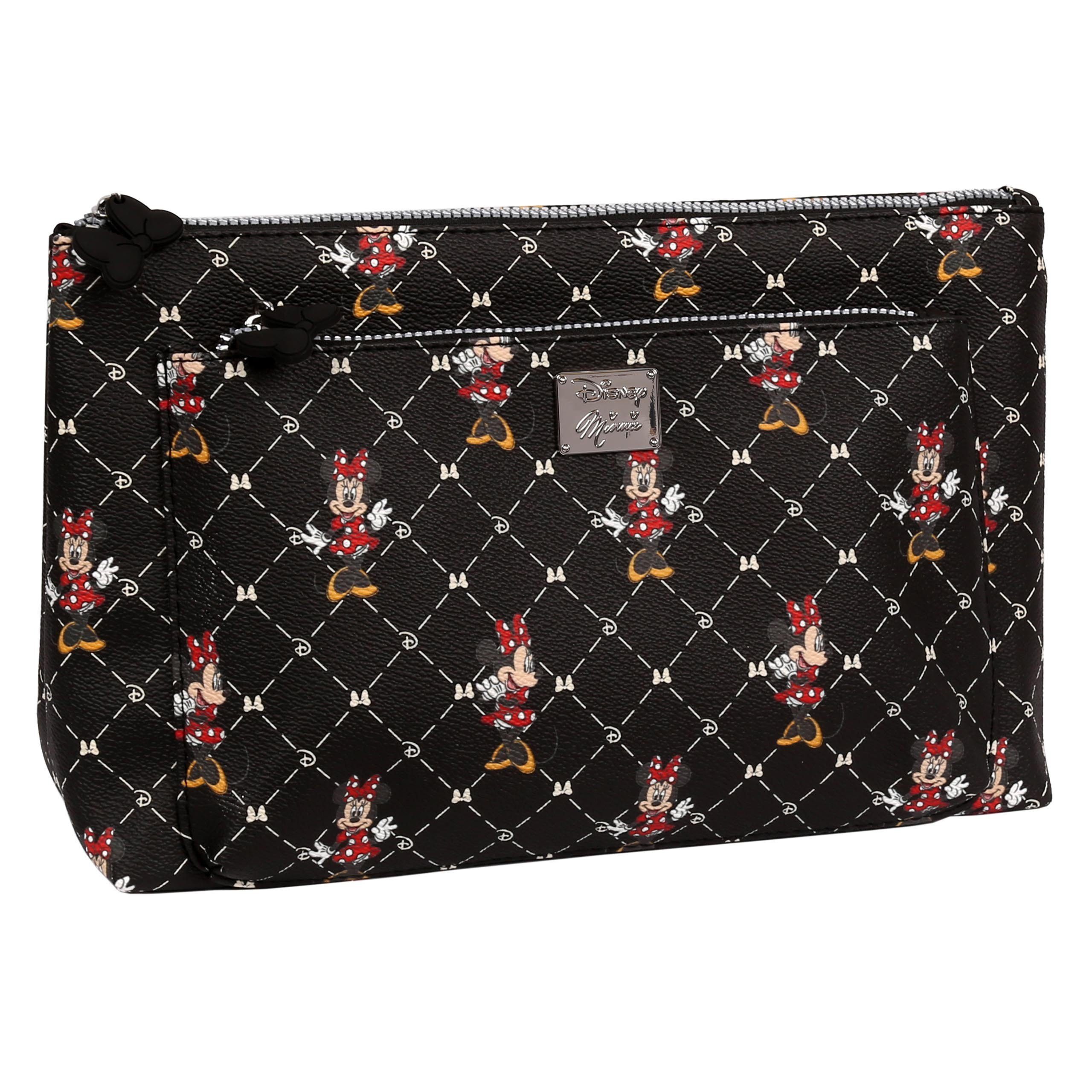 Sarcia.eu Kulturbeutel Minnie Mouse  schwarz Reise-Kulturtasche 31x19x10cm